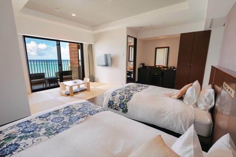 温泉露天風呂付デラックス和洋室オーシャンビュー