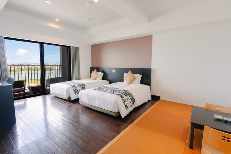 温泉露天風呂付デラックス和洋室エアポートビュー