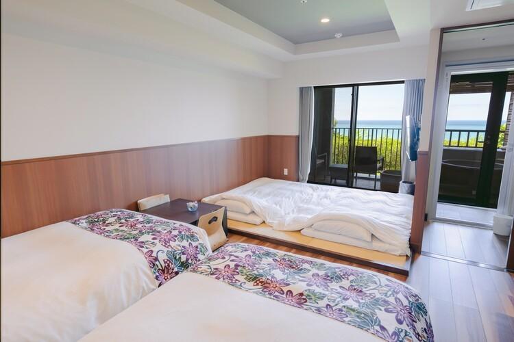 温泉露天風呂付和洋室オーシャンビュー