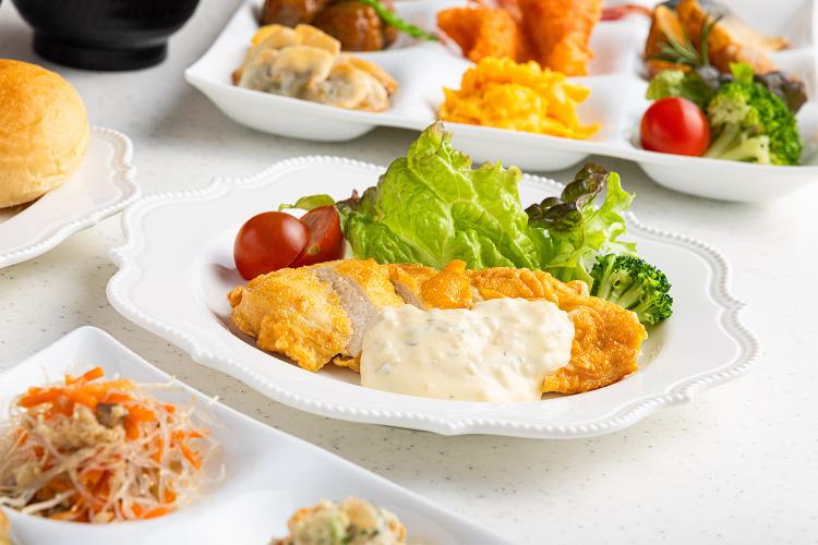 朝食ビュッフェ