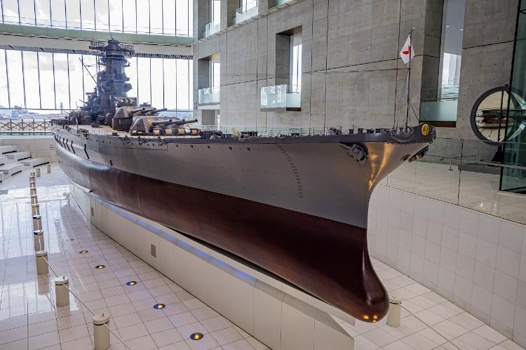 大和ミュージアム　徒歩約６分。2026年4月23日リニューアルオープン。