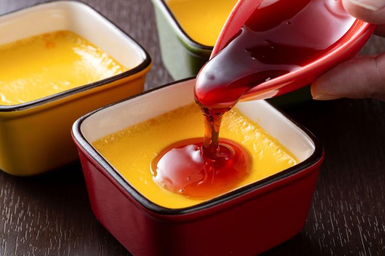 【朝食】手作りプリン