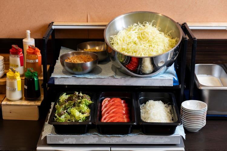 【朝食】サラダコーナー