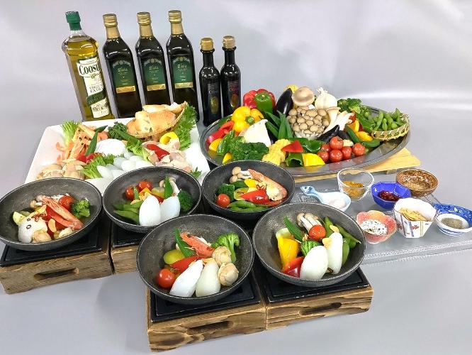 【6〜8月】夕食バイキング一例