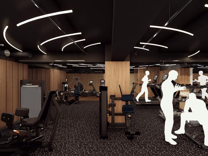 【ニッコーウェルネスクラブ】ジム:ジムマシーンの一新しております