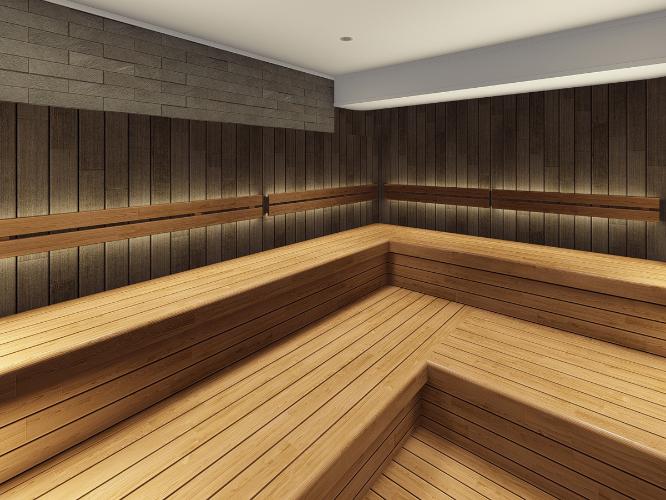 【ニッコーウェルネスクラブ】男子サウナにはドライサウナに加え、オートロウリュを新設しております