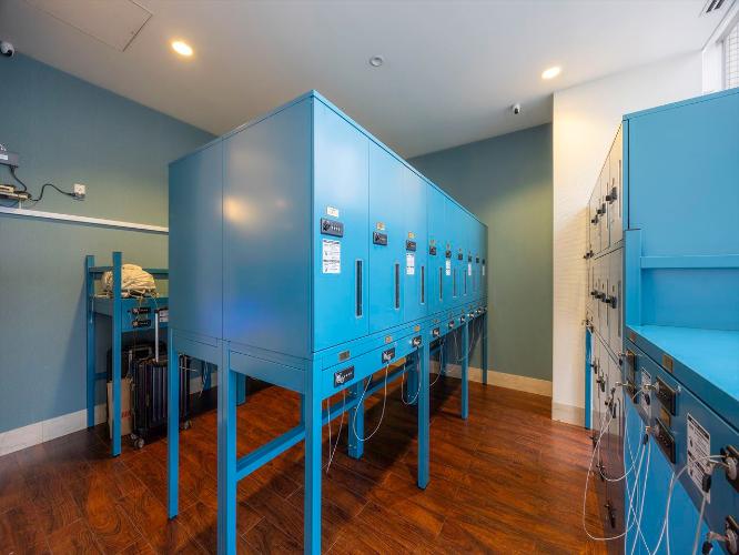 【館内設備：専用ICロッカー】ご滞在前後の荷物預かりが無料！