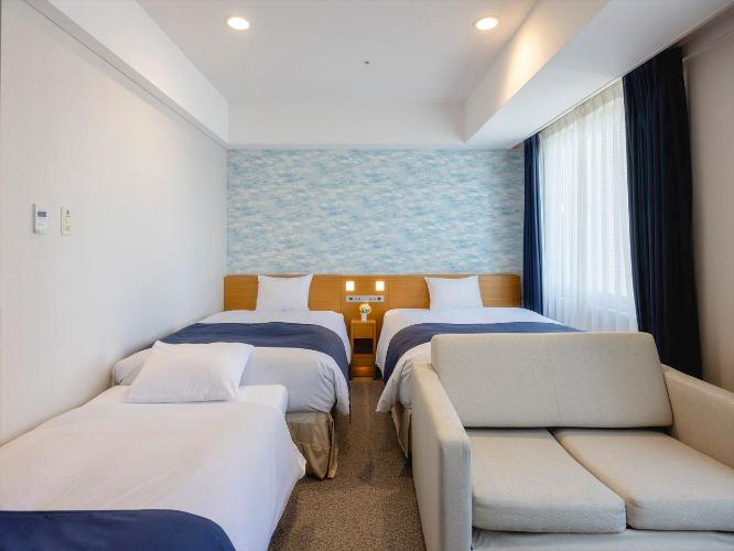 【ファミリールーム】グループ旅に最適！最大4名までご宿泊いただけます。