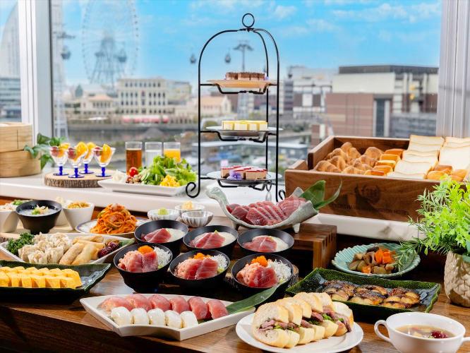 【朝食ビュッフェ】みなとみらいの景色を眺めながら、朝の爽やかなひとときを。
