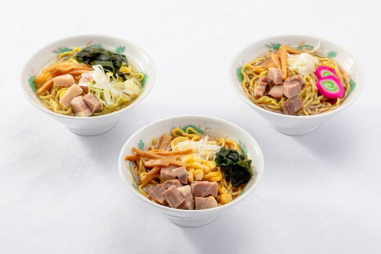 【朝食ビュッフェ】 1F　TFSリゾートガーデンシティ 川沿店：朝食ブッフェ　自家製チャーシューのラーメン お味は日替わり