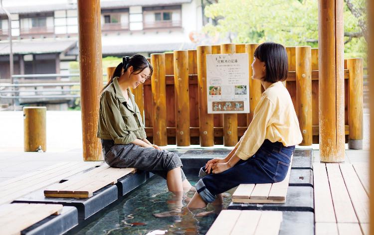 【玉造温泉街】屋根付き足湯（姫神広場）　～徒歩5分～
