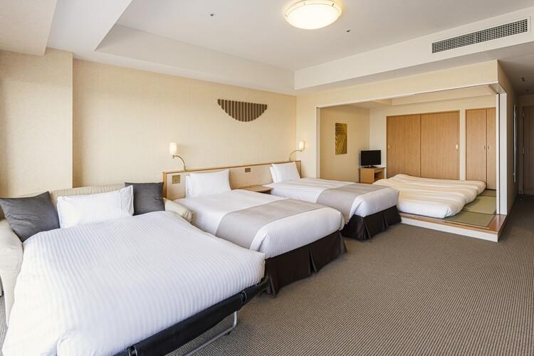 【エミオンタワー】和洋室Bタイプ（6名利用時）