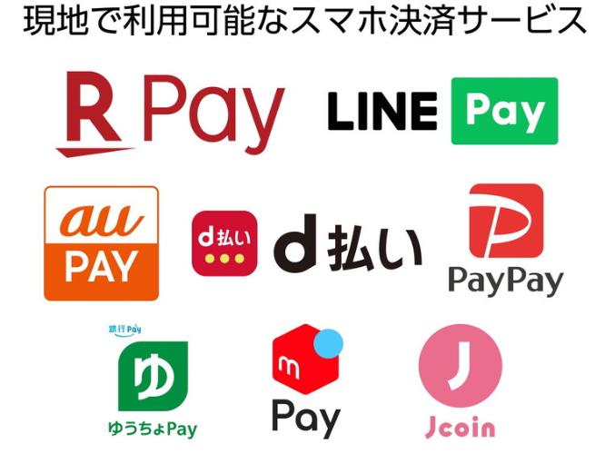 利用可能なコード決済・電子マネーの一覧