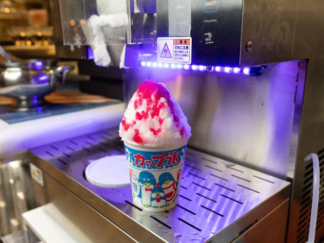 【夕食マルスコイバイキング】水から作る全自動かき氷機が登場!!